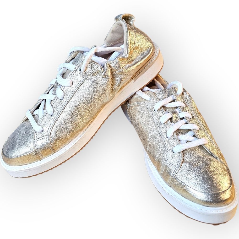 ✨ Ryann Bounce™ Sneaker – Metallic Gold | Size 9.5 ✨